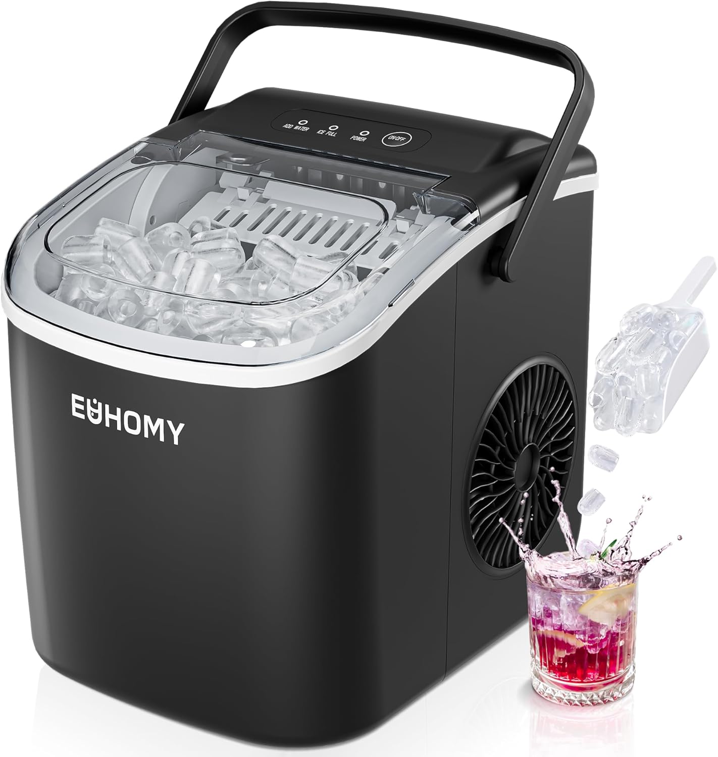 EUHOMY Countertop Ice Maker Review